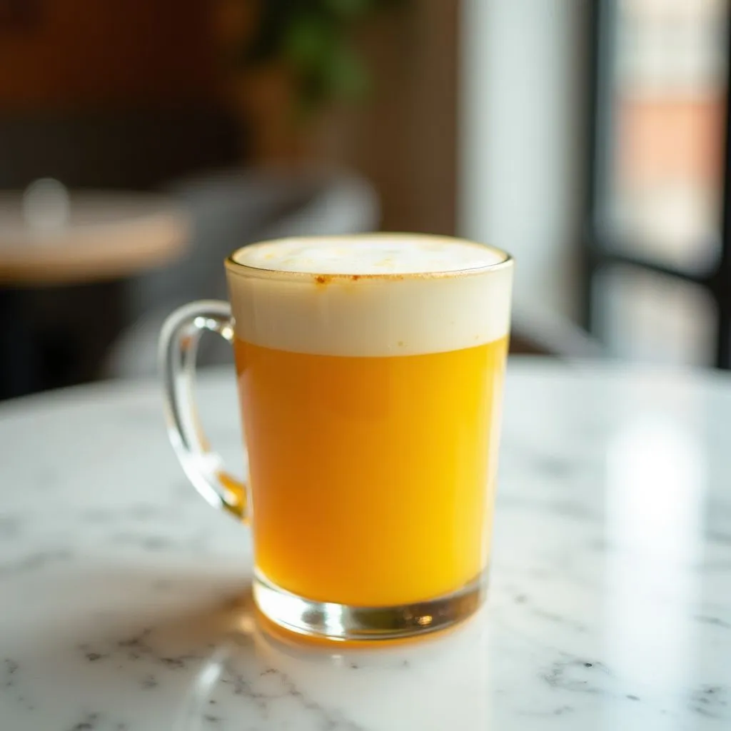 Golden Turmeric Ginger Latte