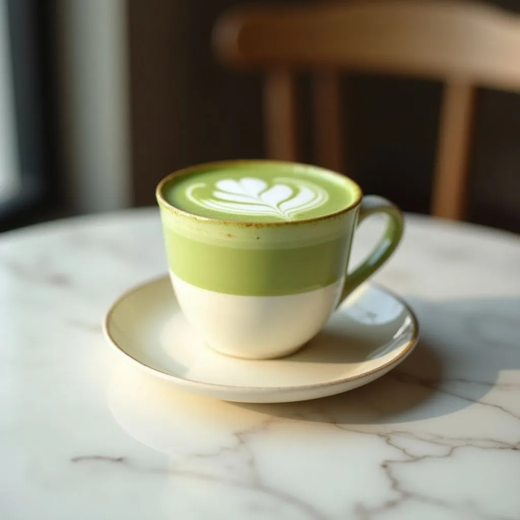 Iced Coconut Matcha Latte