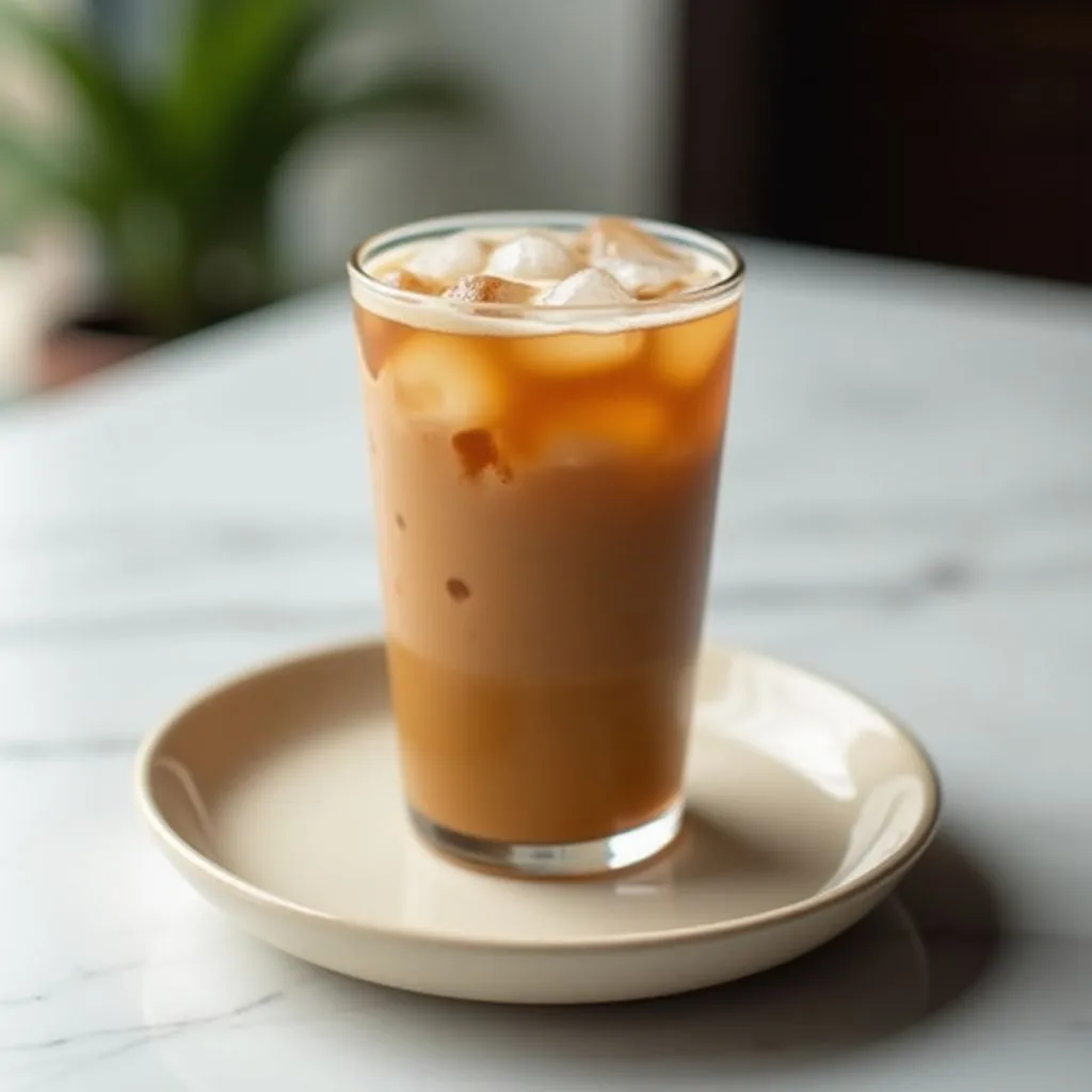 Iced Dirty Chai Latte