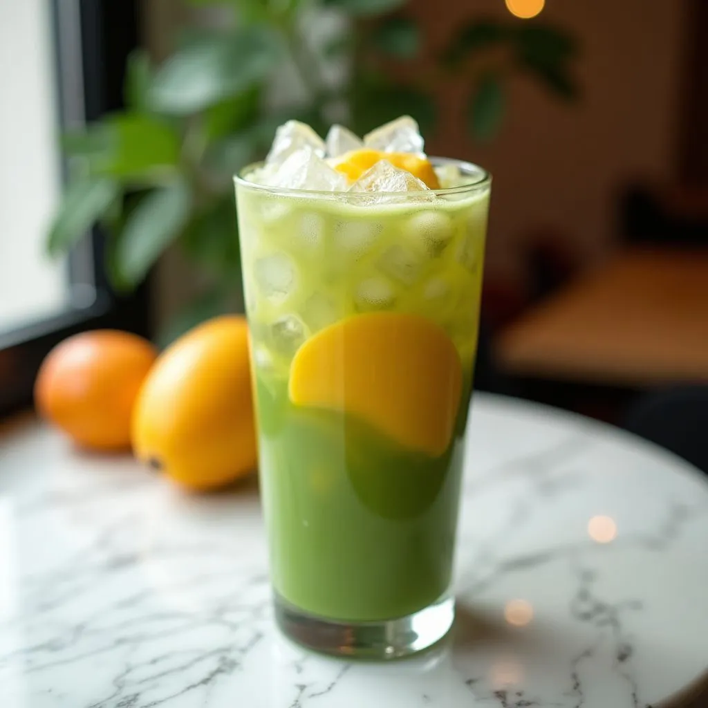 Iced Mango Matcha