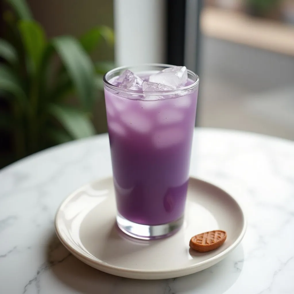 Iced Ube Matcha
