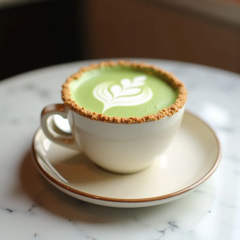 Key Lime Pie Matcha Latte