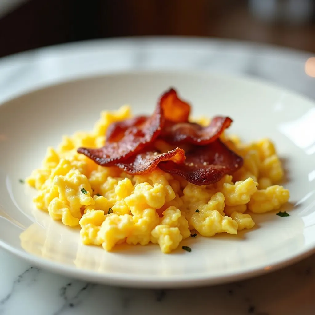 Scrambled Eggs And Bacon