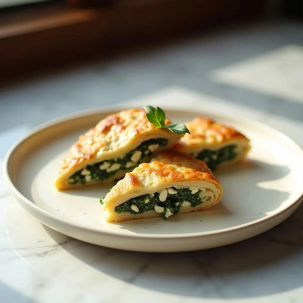 Spinach Pie Platter