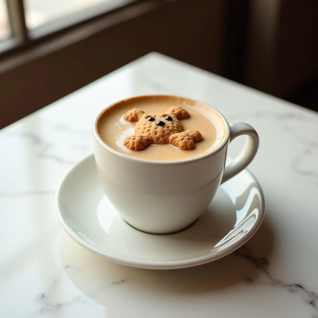 Teddy Graham Latte ❤